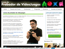 Tablet Screenshot of probadorvideojuegos.com